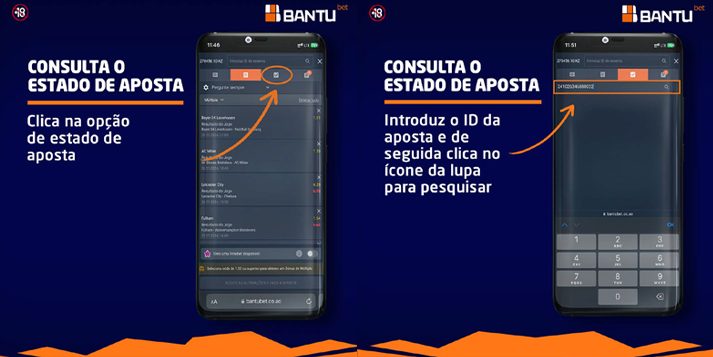 Como Consultar o Estado de uma Aposta com ID na Bantu Bet 3 consulta o estado da aposta Bantu