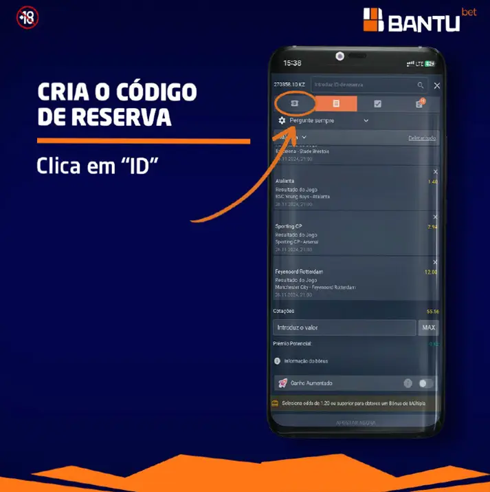 Como Consultar e criar ID de reserva na Bantu bet 3 cria o codigo de reserva Bantu bet
