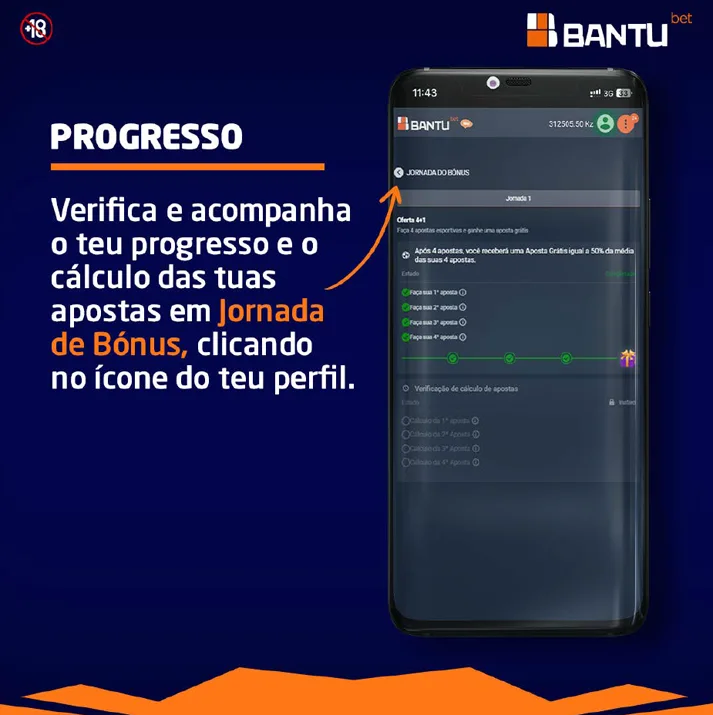 Promoção Ganha 4+1 na Bantu Bet como funciona? 4 acompanhe o progresso das apostas bantu bet